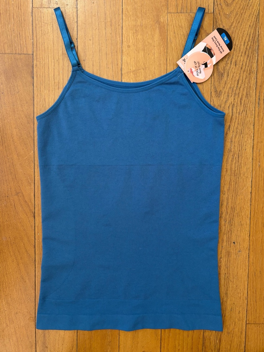 Shapermint Blue Scoop Camisole Tank Top XL